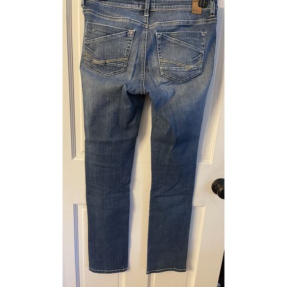 BKE Jeans Payton Straight Medium Wash Denim 27” The Buckle Low Rise 29.5”inseam - Picture 2 of 9